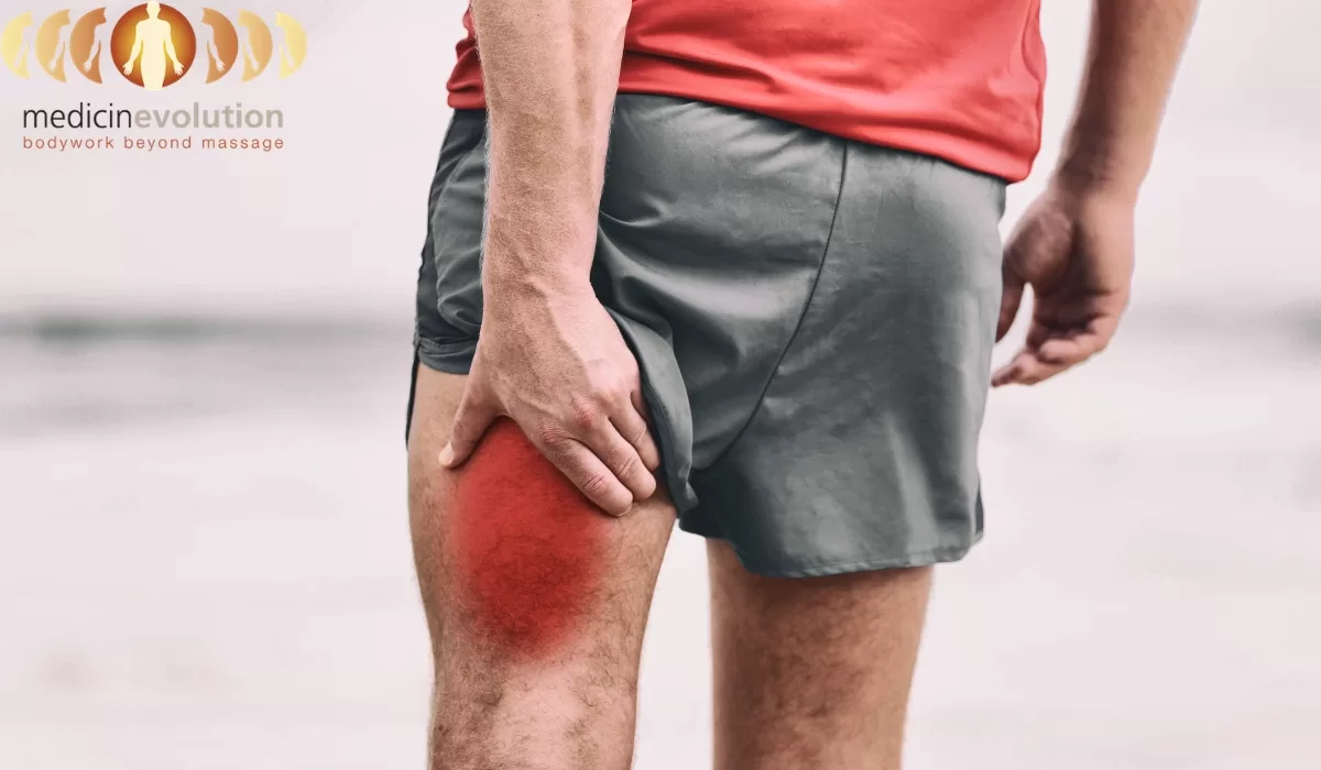 Man stretching outdoor